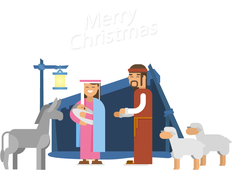 Nativity Of Christmas Day Jesus Transparent PNG Image