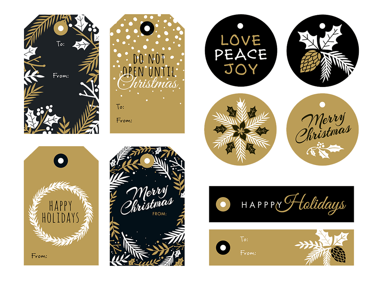 Tag Idea Christmas Transparent PNG Image