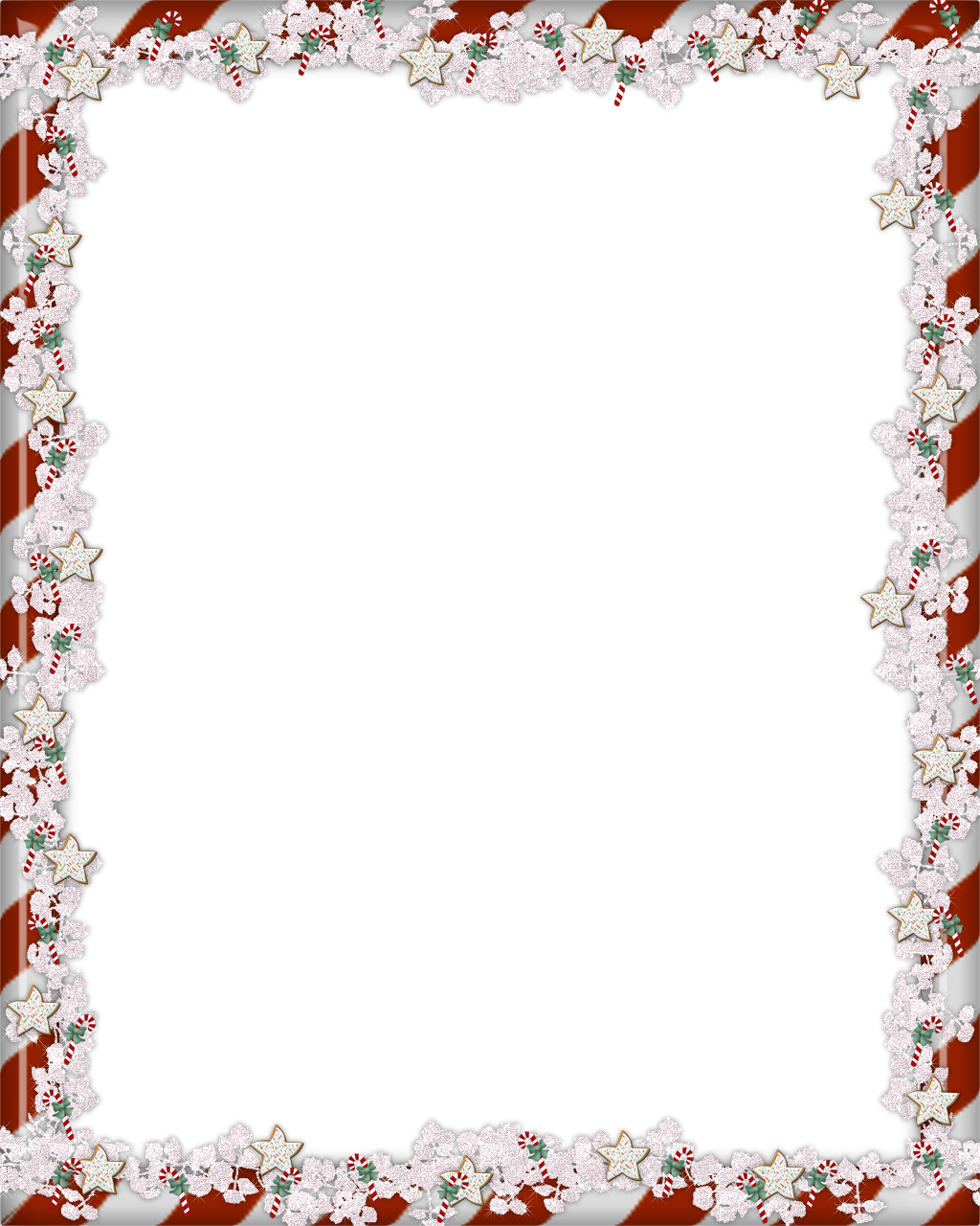 Frame Flower Border Christmas Exquisite Transparent PNG Image