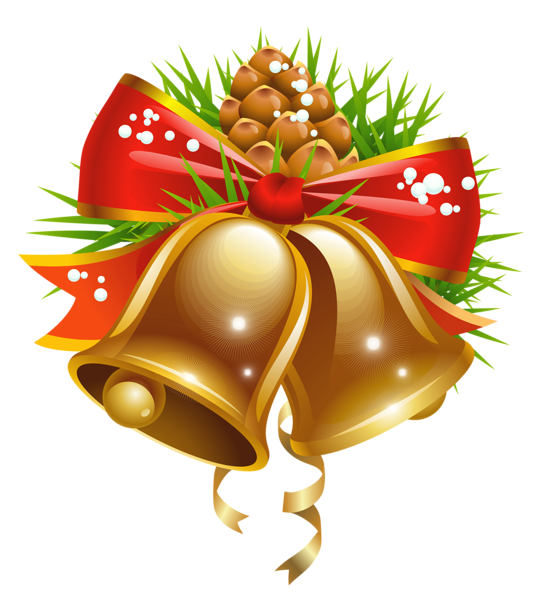 Christmas Bell Transparent PNG Image