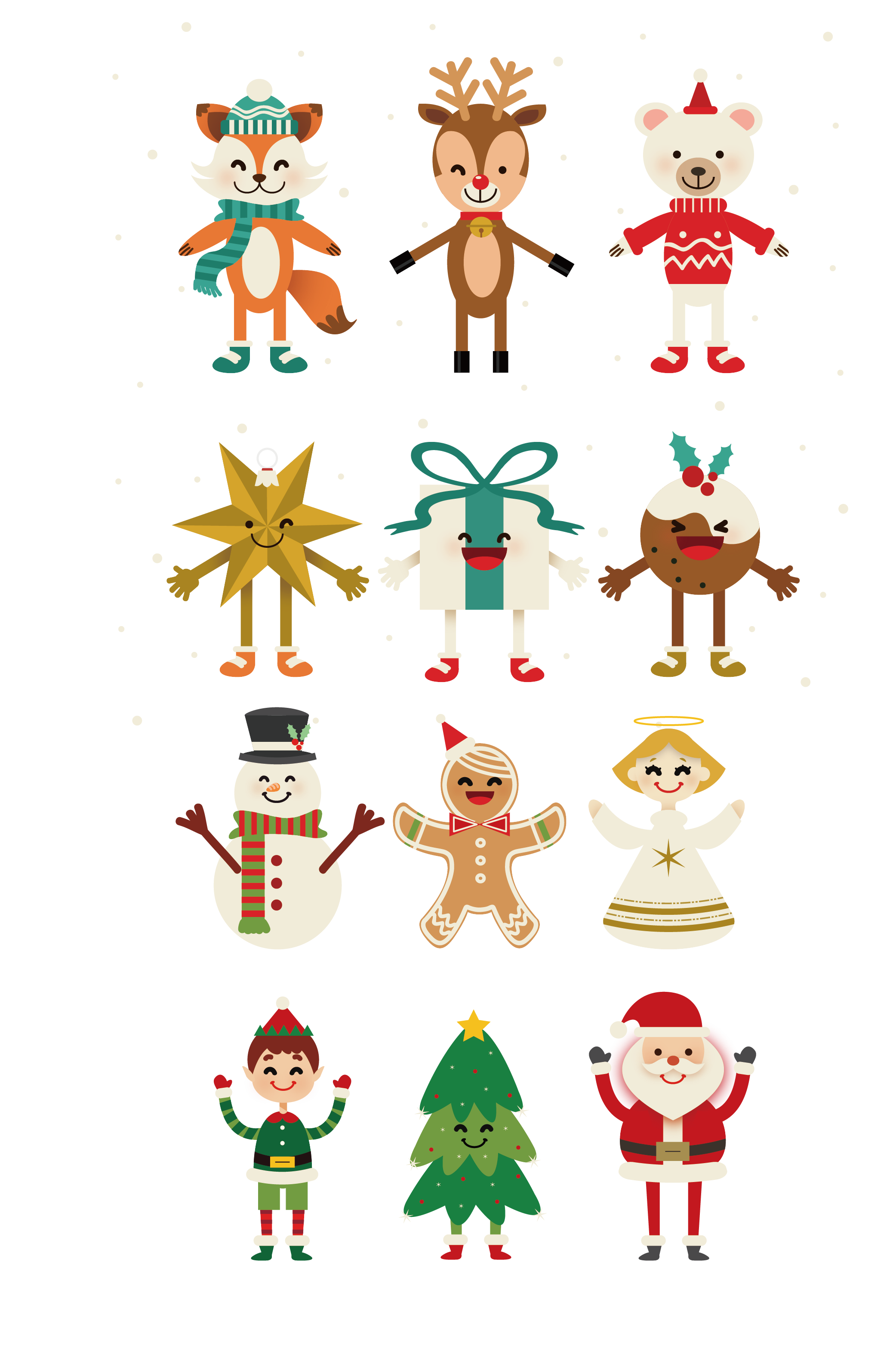 Snowman Vector Cartoon Christmas Transparent PNG Image