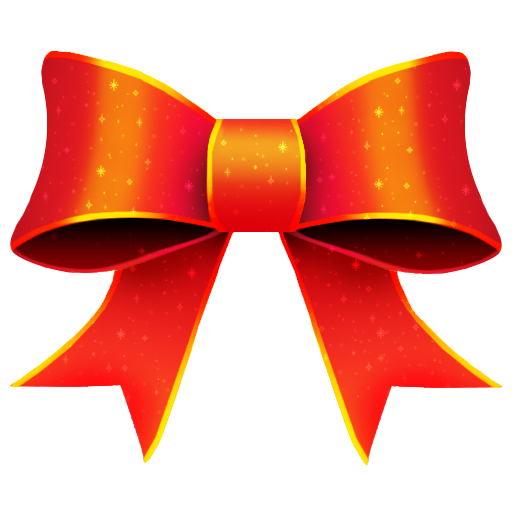 Christmas Ribbon Transparent PNG Image