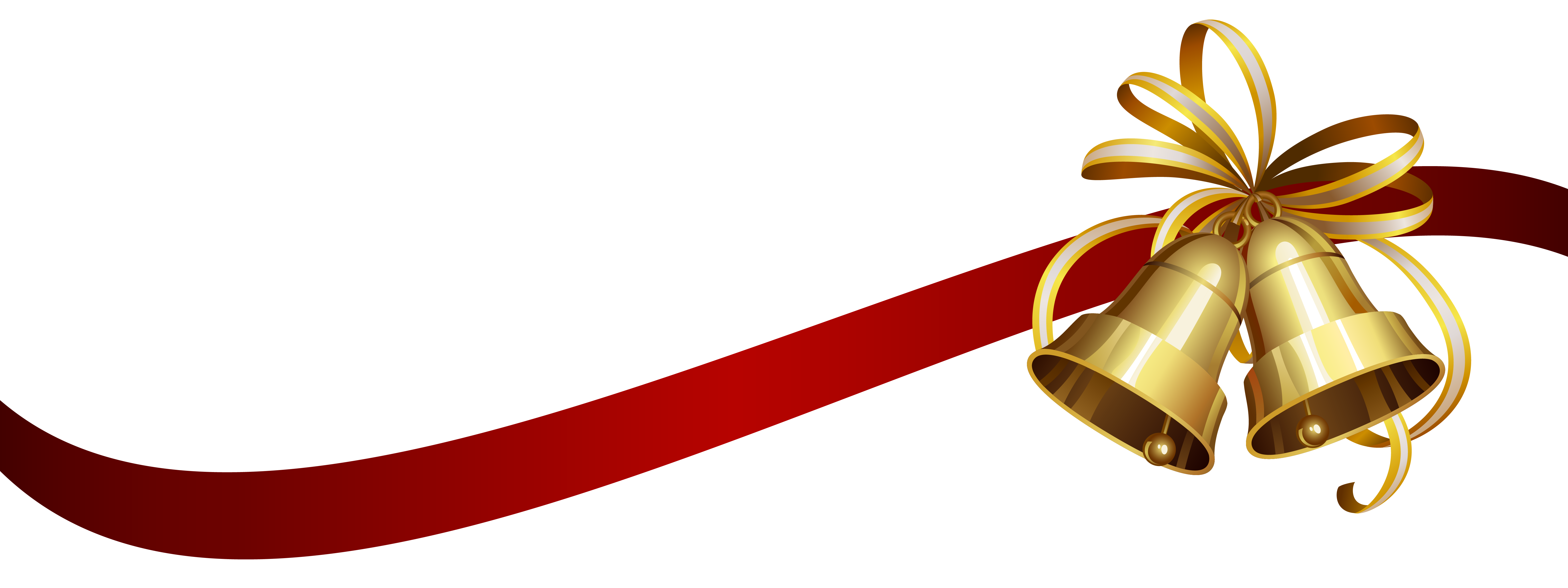 Christmas Ribbon Transparent PNG Image