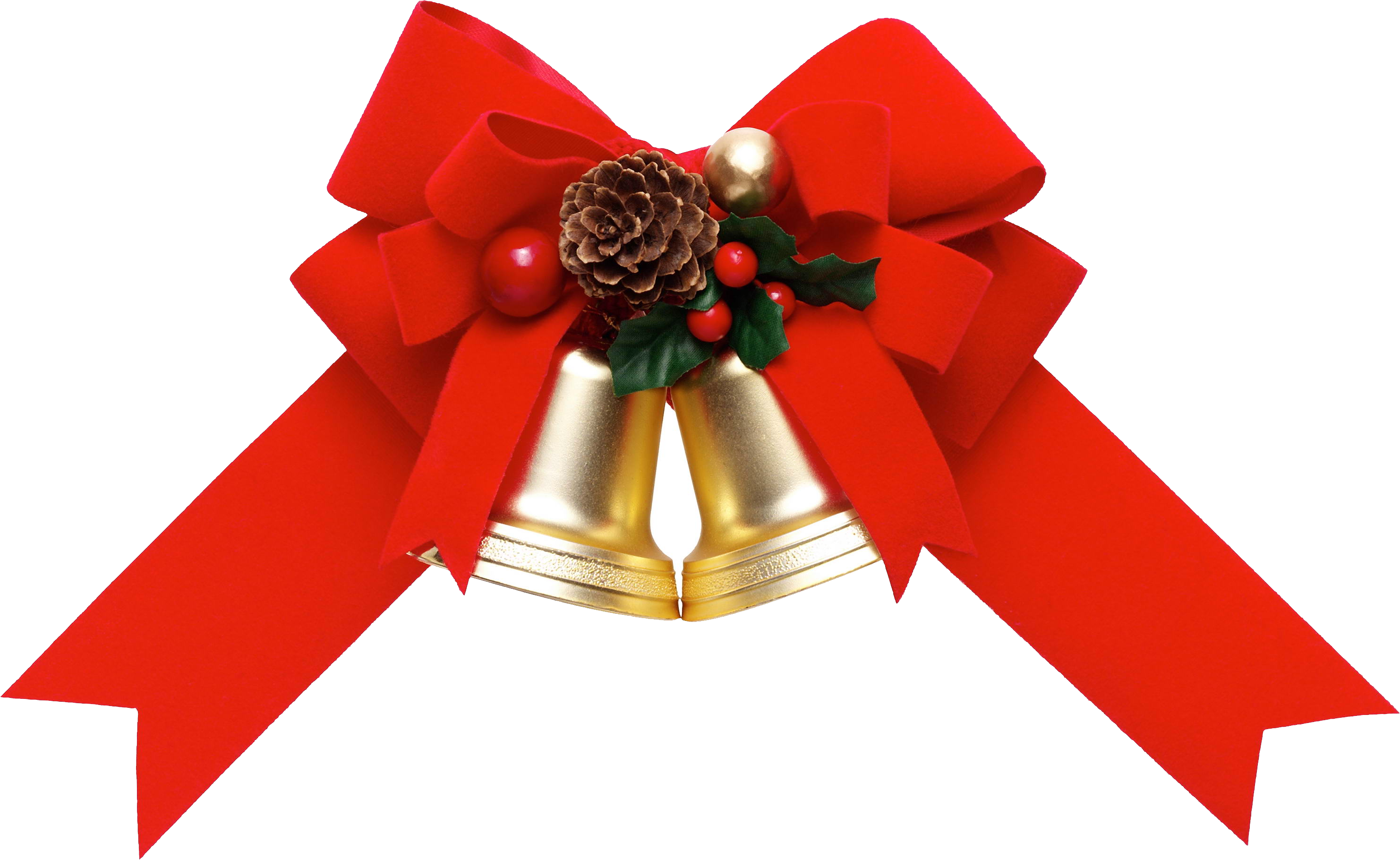 Christmas Ribbon Transparent PNG Image