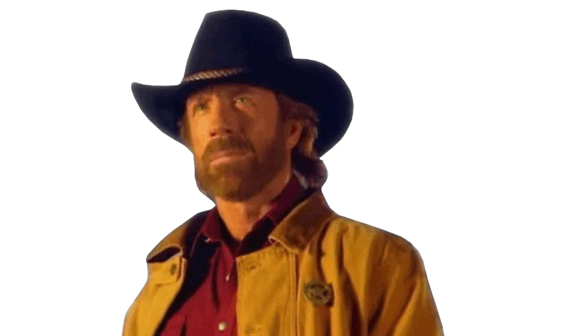 Cowboy Chuck Norris Transparent PNG Image