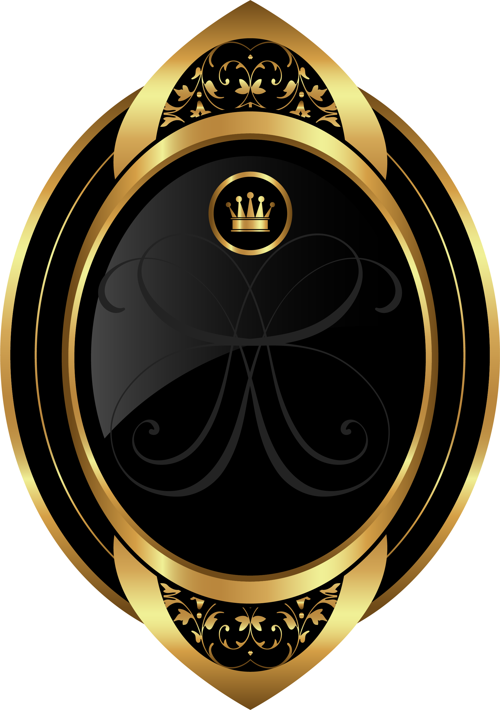Painted Golden Crown Hand Transparent PNG Image