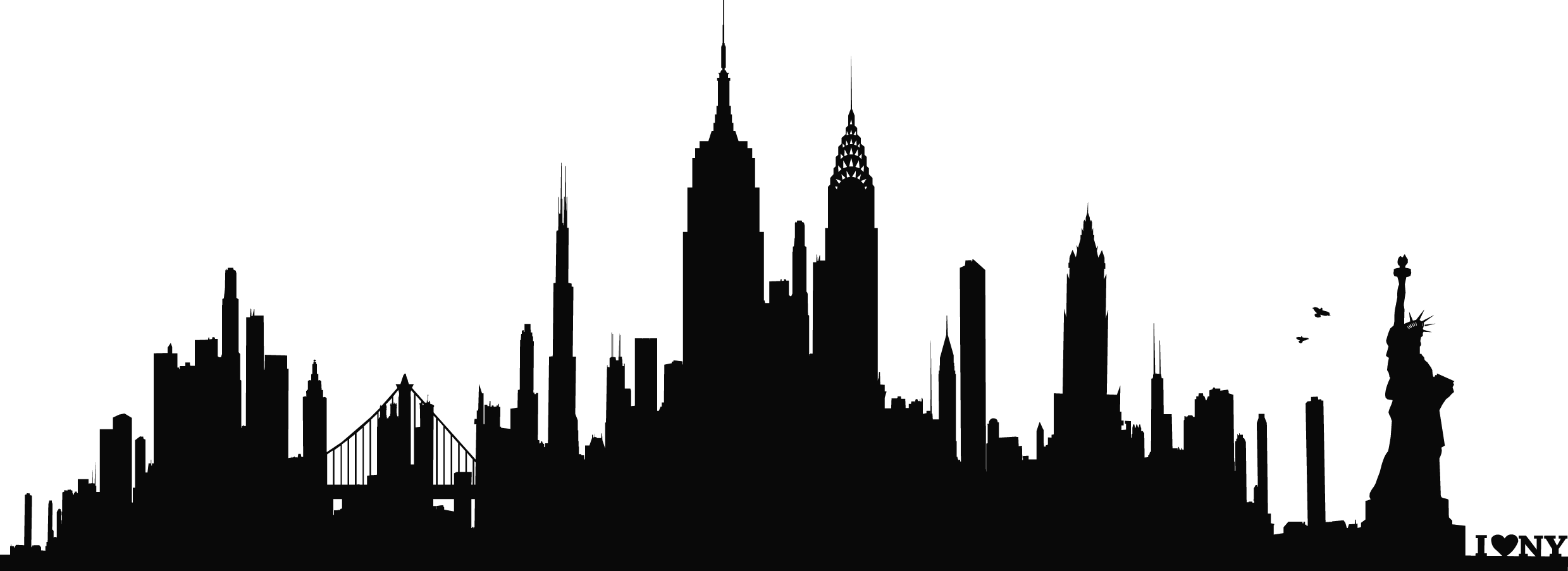 City Skyline York Transparent PNG Image
