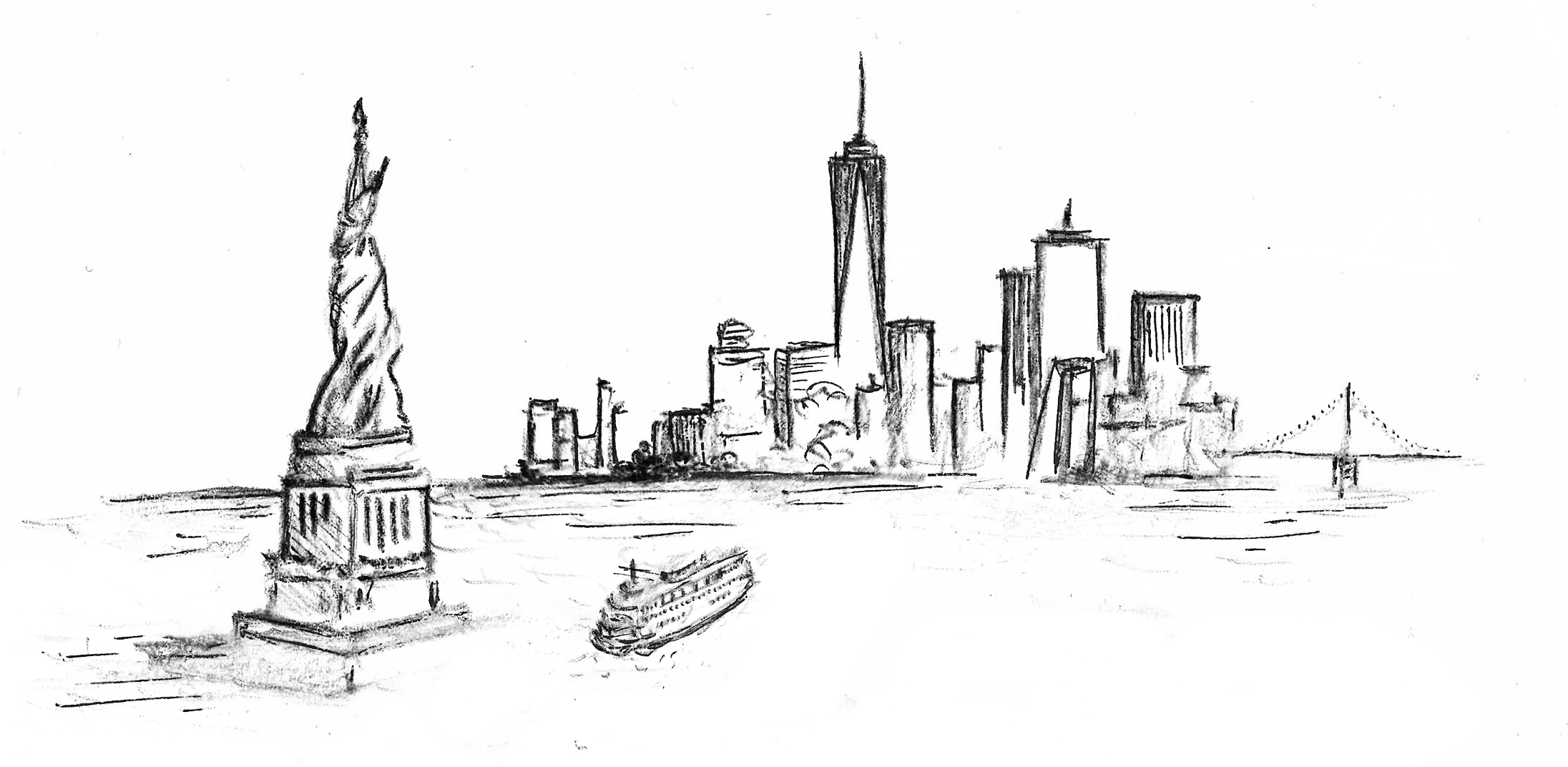 Skyline York Landscape Transparent PNG Image