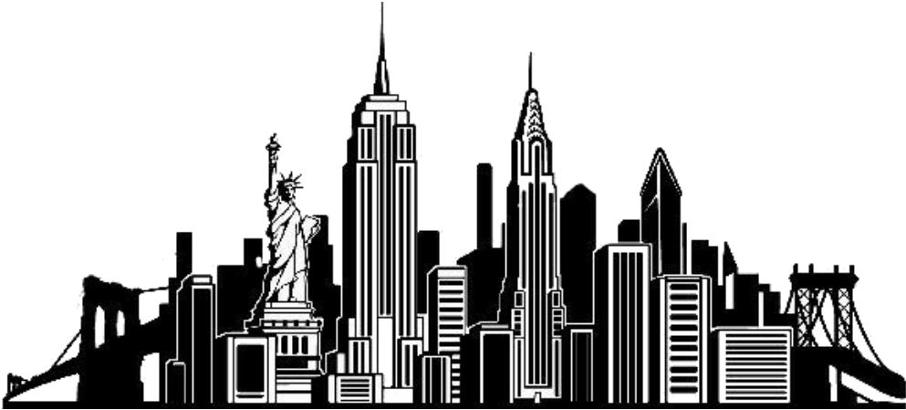 Skyline Vector York Transparent PNG Image