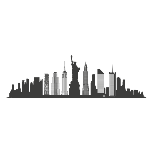 Skyline Vector York Transparent PNG Image
