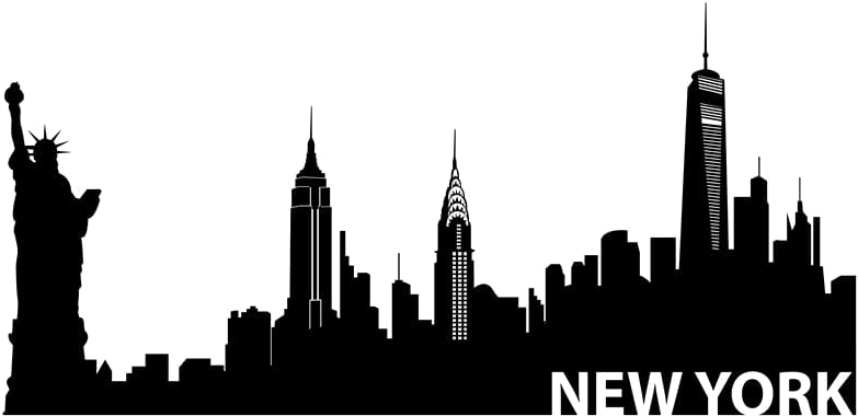 Skyline Vector York Transparent PNG Image