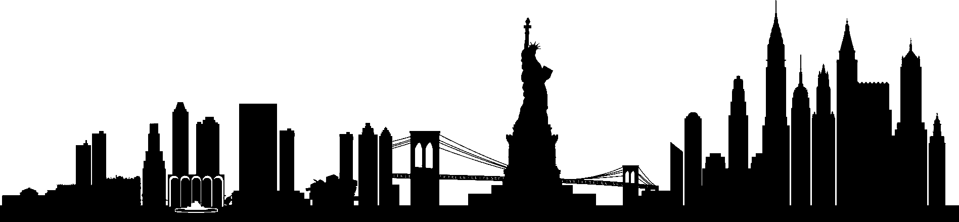 Skyline Vector York Transparent PNG Image