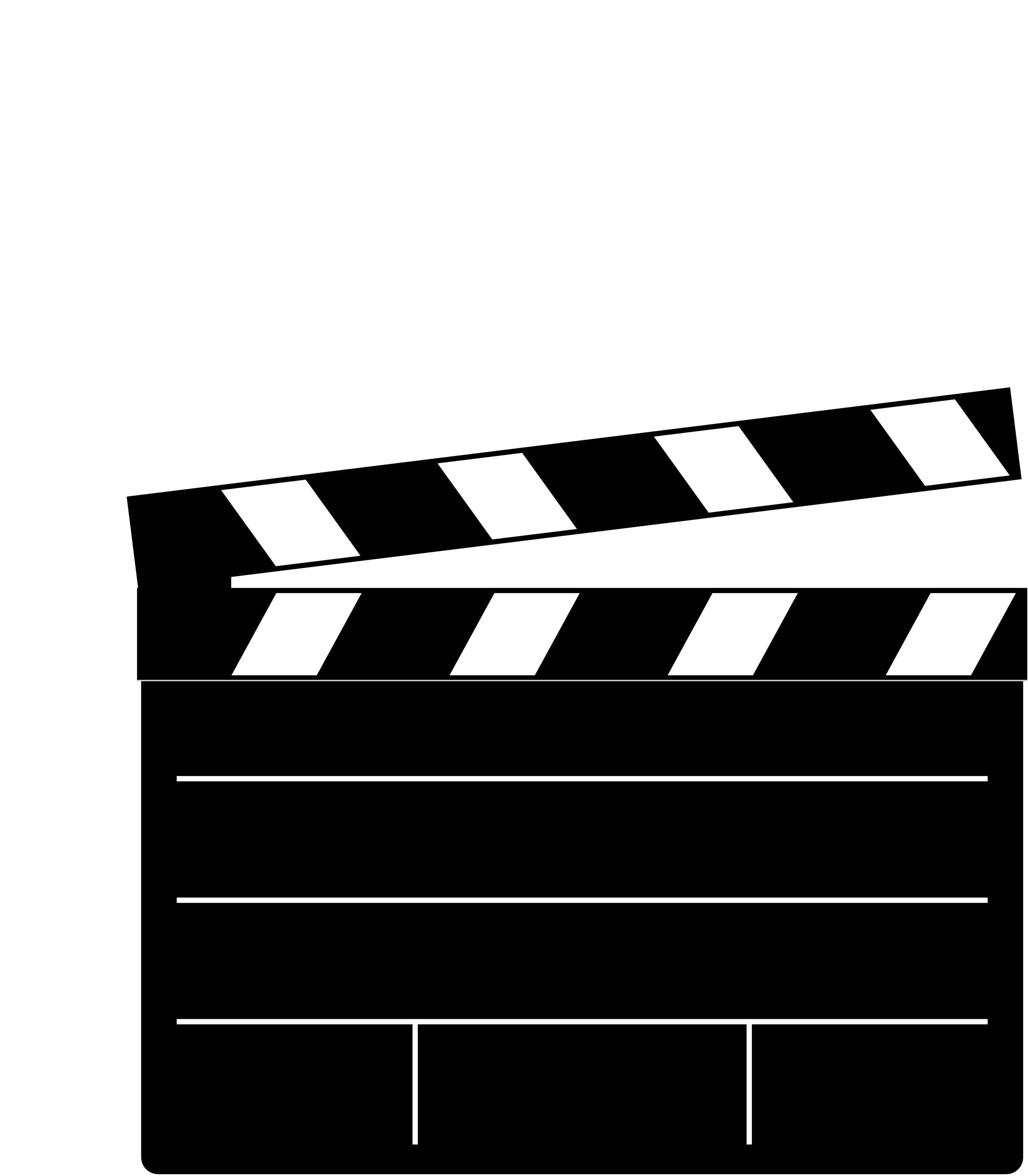 Clapperboard Transparent PNG Image