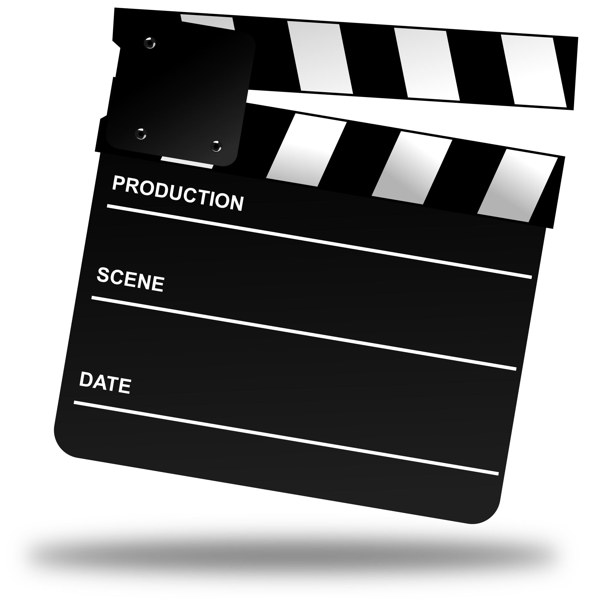 Clapperboard Transparent PNG Image
