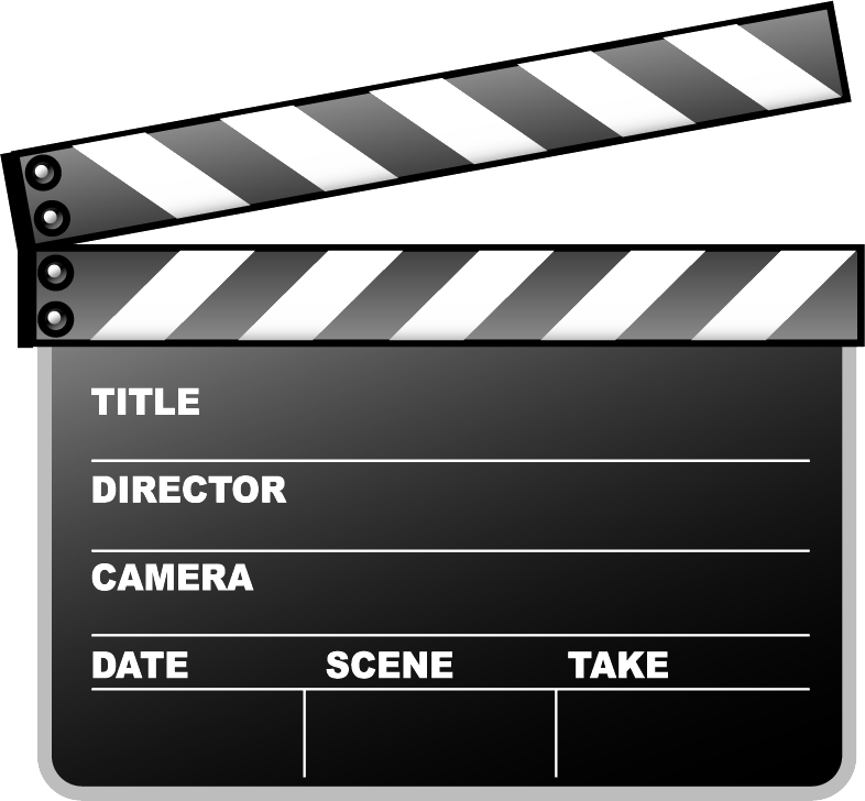 Clapperboard Transparent PNG Image