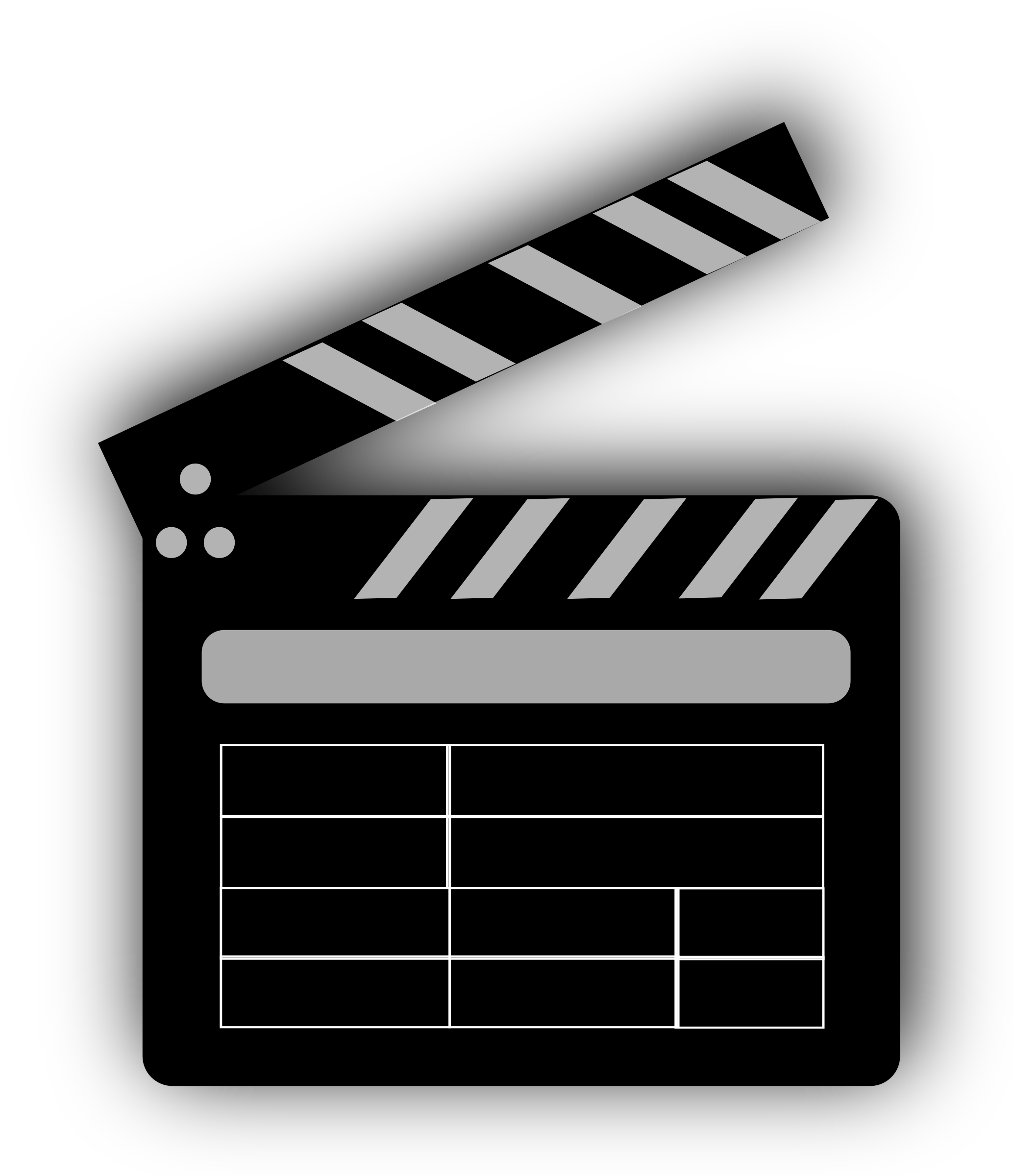 Clapperboard Transparent PNG Image