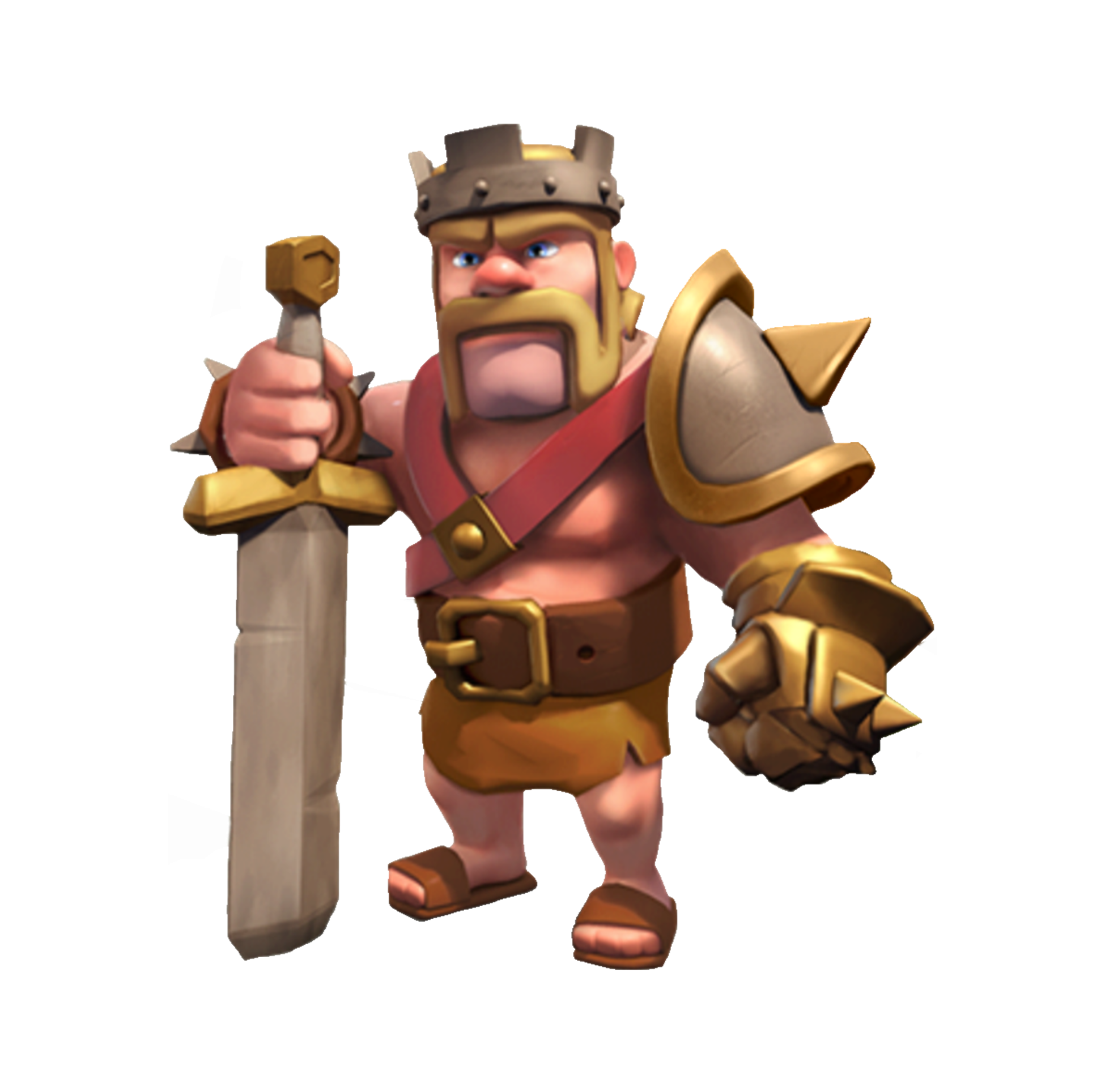 Clash Of Clans Barbarian King Transparent PNG Image