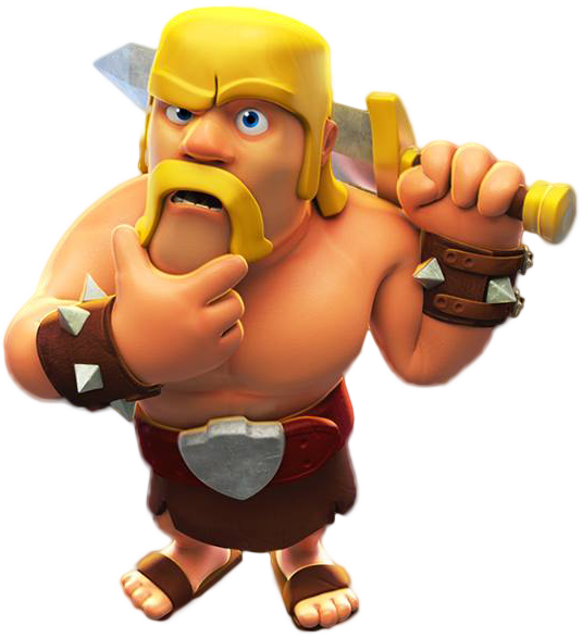 Clash Of Clans Barbarian Transparent PNG Image