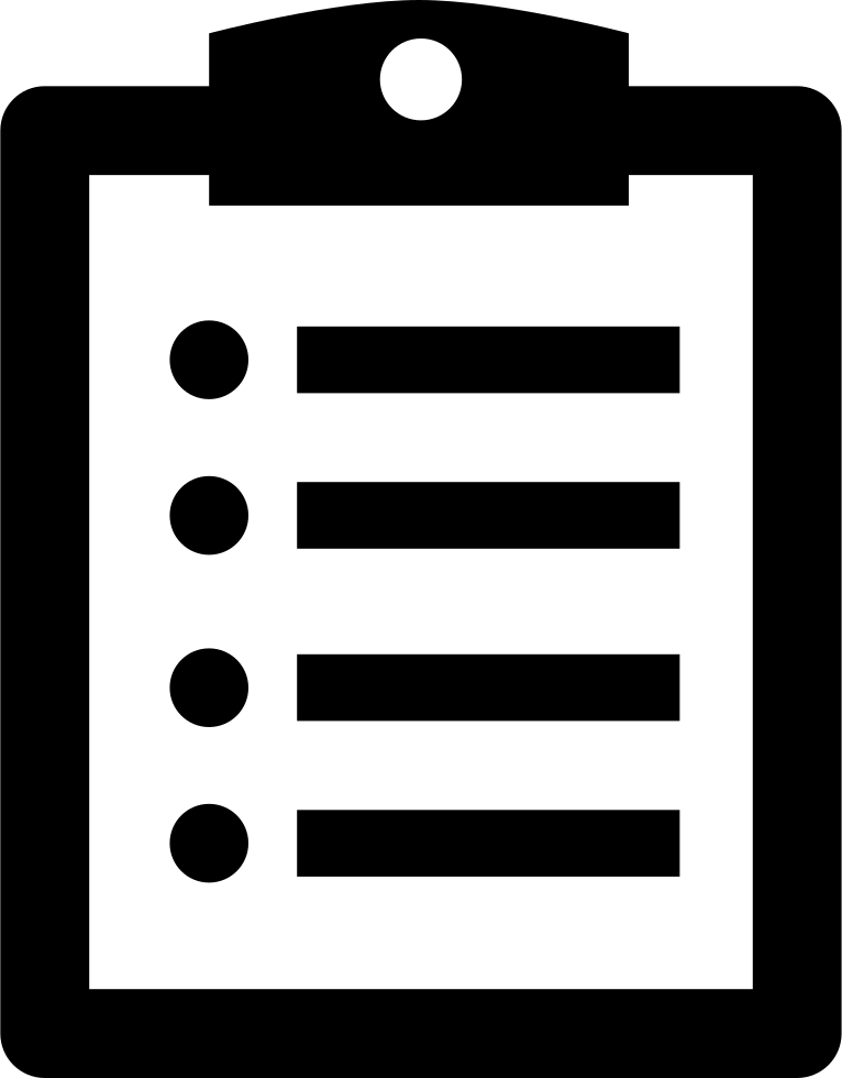 Checklist Clipboard Transparent PNG Image