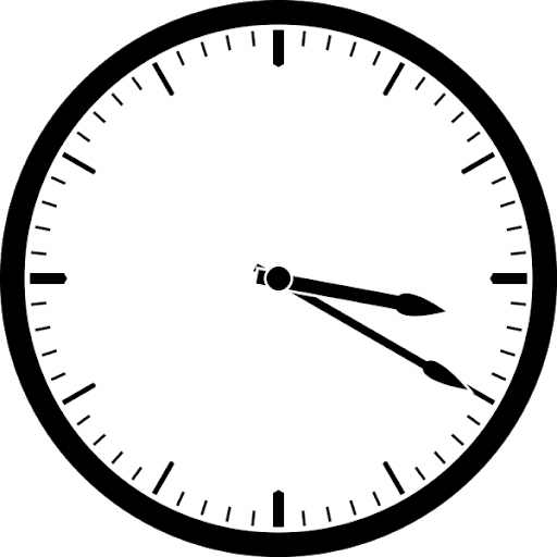 Wall Big Black Clock Transparent PNG Image
