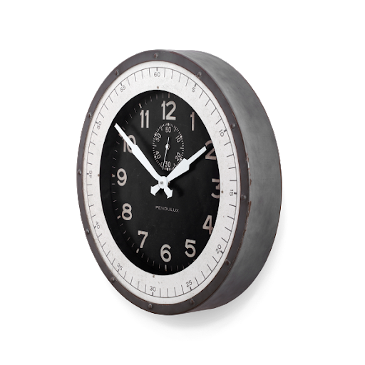 Wall Circle Black Clock Transparent PNG Image