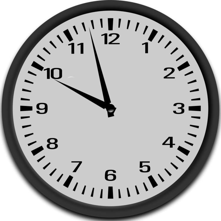 Wall Vector Black Clock Transparent PNG Image
