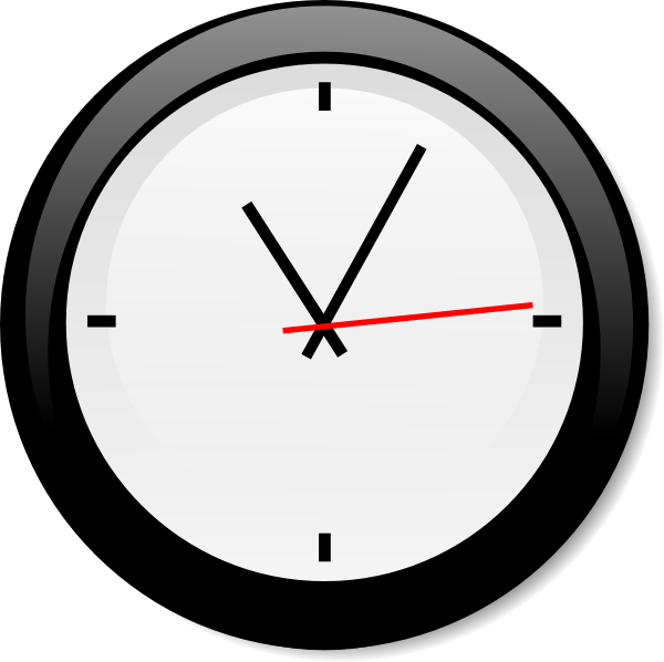 Wall Vector Black Clock Transparent PNG Image