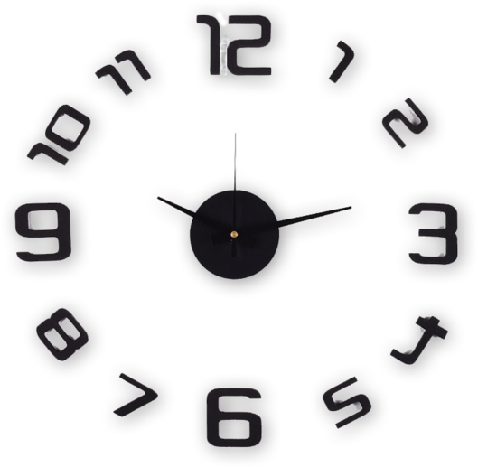 Wall Vector Black Clock Transparent PNG Image