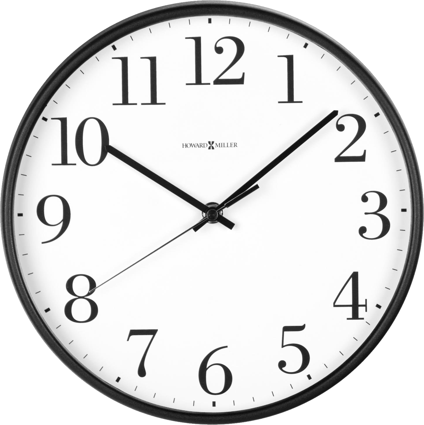 Wall Black Round Clock File Transparent PNG Image