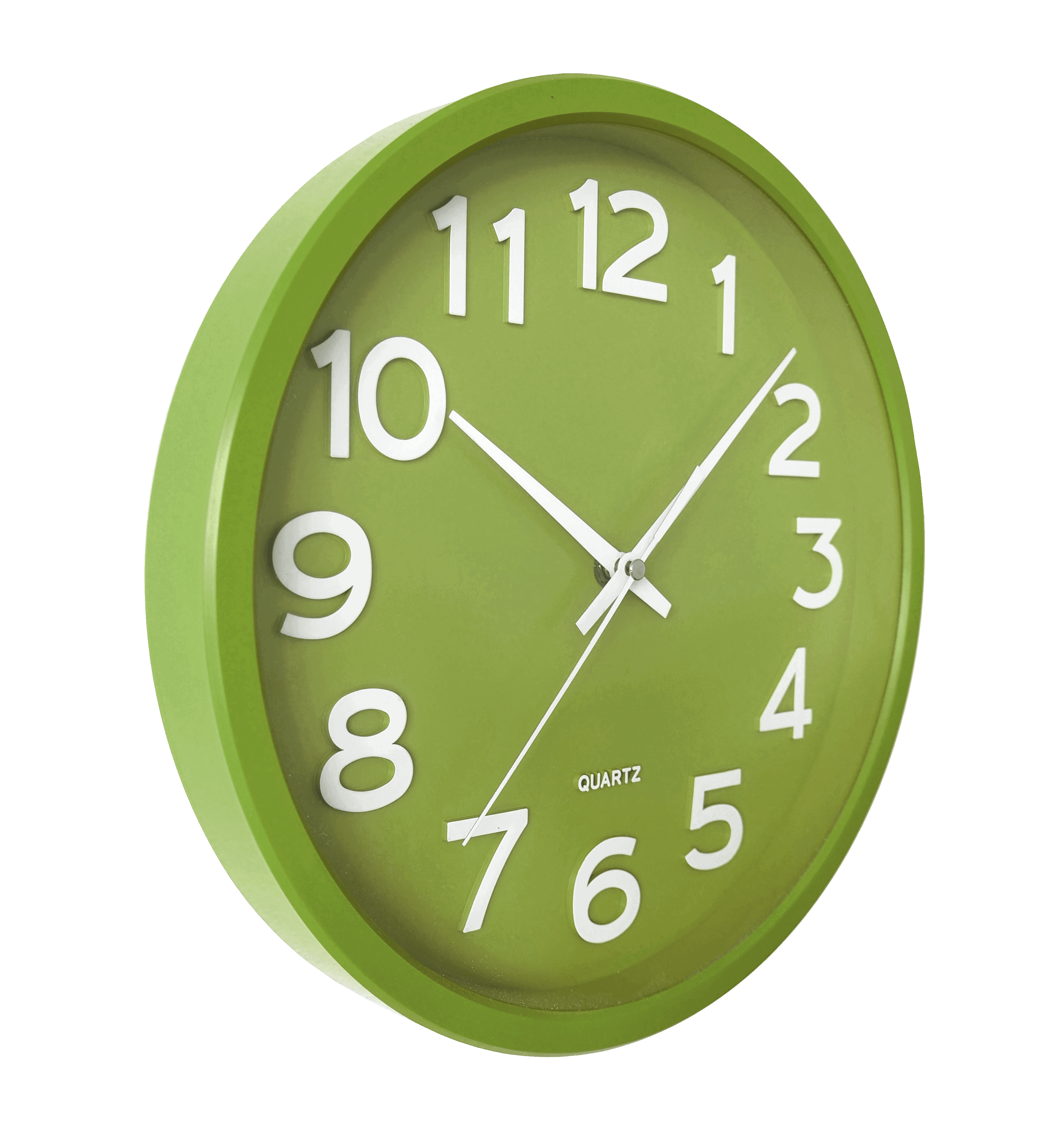 Wall Circle Green Clock Transparent PNG Image
