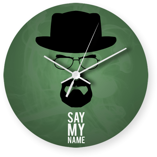 Wall Green Office Clock Transparent PNG Image