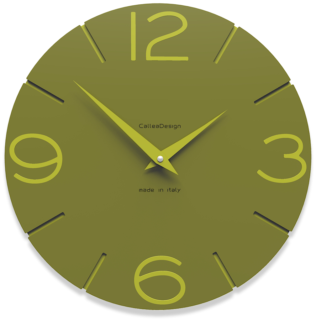 Wall Green Office Clock Transparent PNG Image
