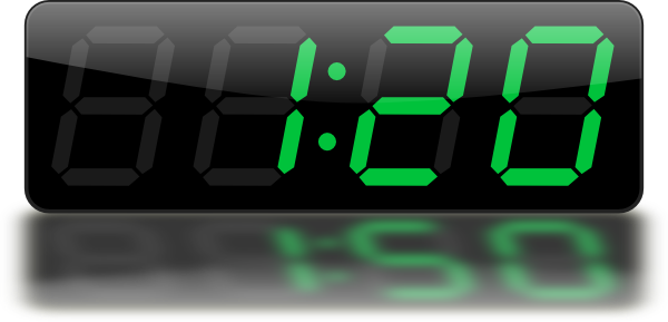 Digital Clock Transparent PNG Image