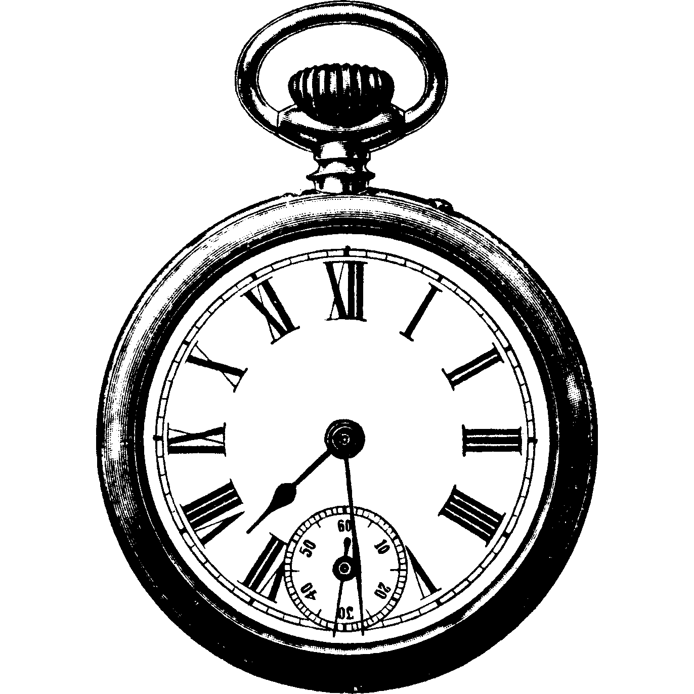 Vintage Clock Transparent PNG Image