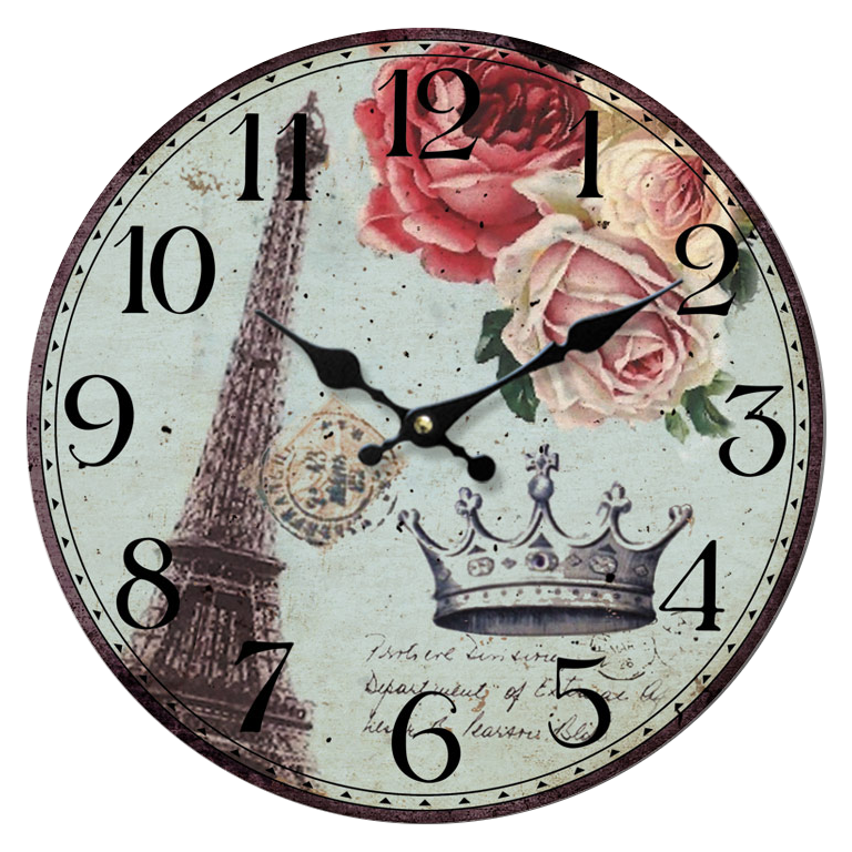 Vintage Clock Background Transparent PNG Image