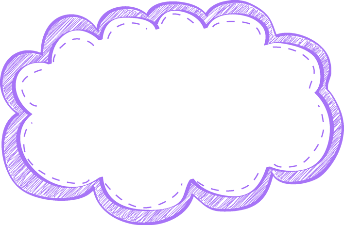 Purple Frame Content Frames Cloud Transparent PNG Image