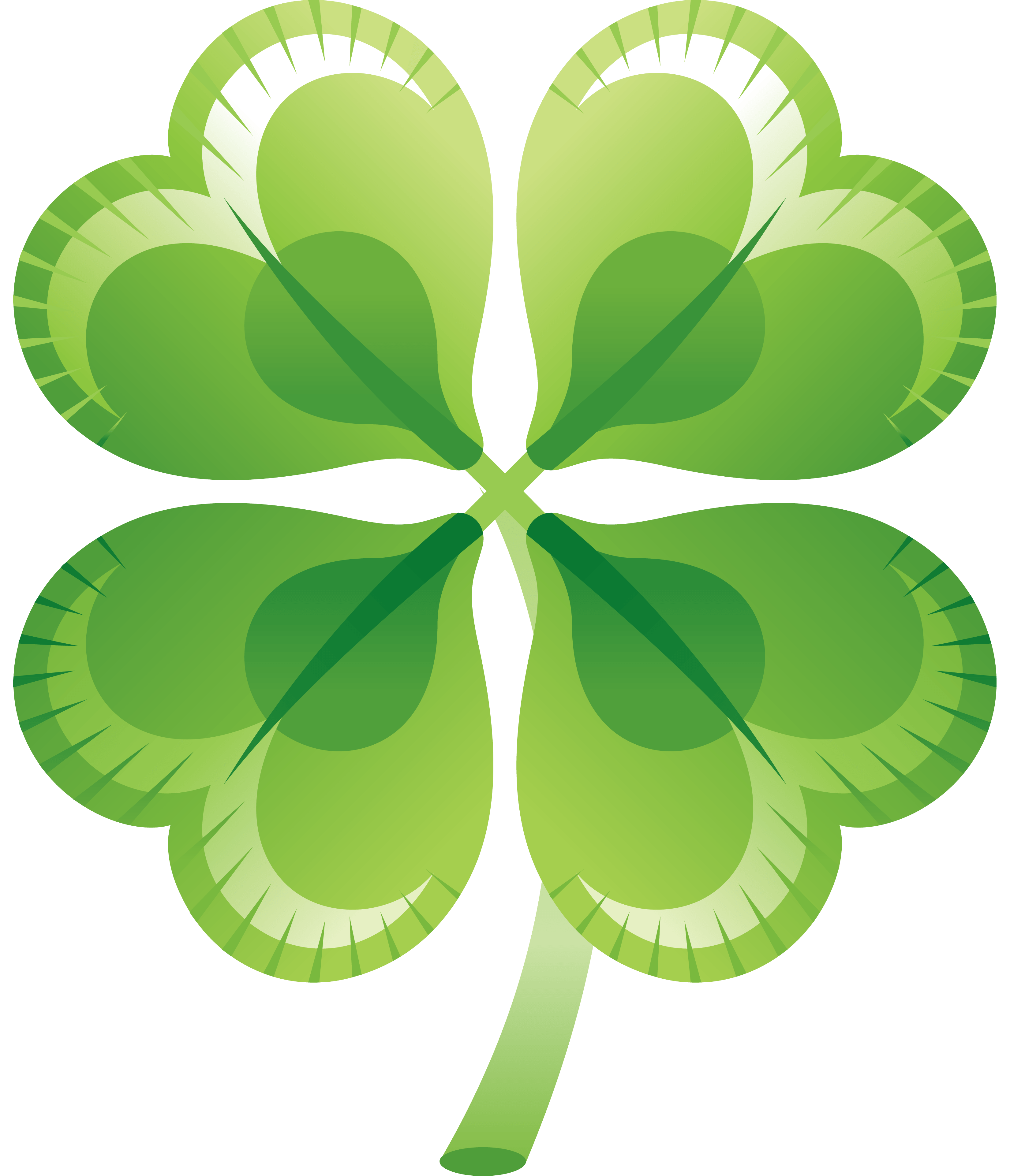 Green Clover Transparent PNG Image