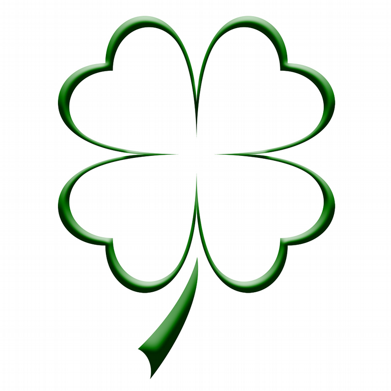 Clover Plant Flora Fourleaf Drawing Transparent PNG Image