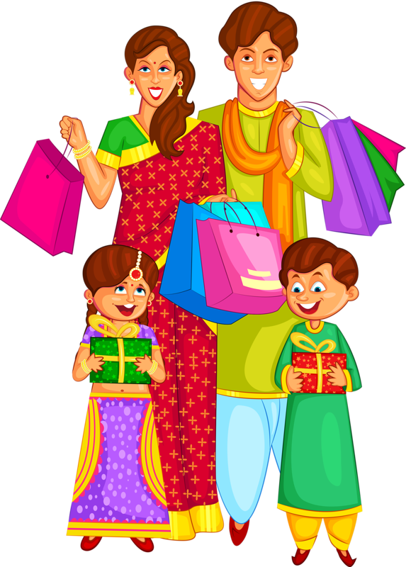 Diwali Toddler Clothing Family Happy Transparent PNG Image