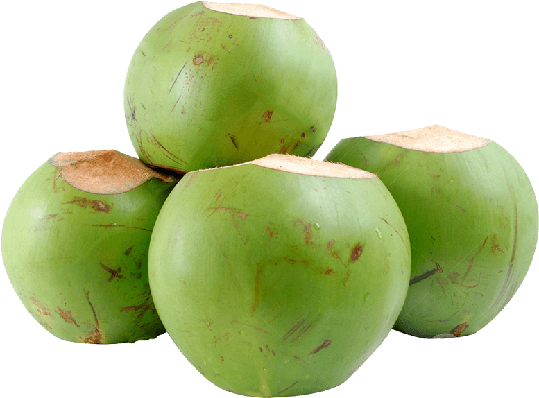 Green Coconut Organic Transparent PNG Image