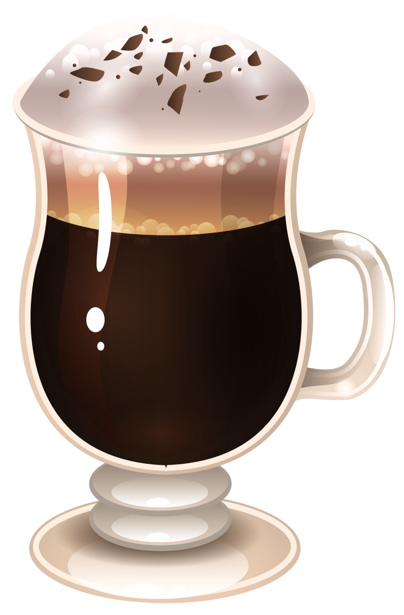 Cold Cappuccino Transparent PNG Image