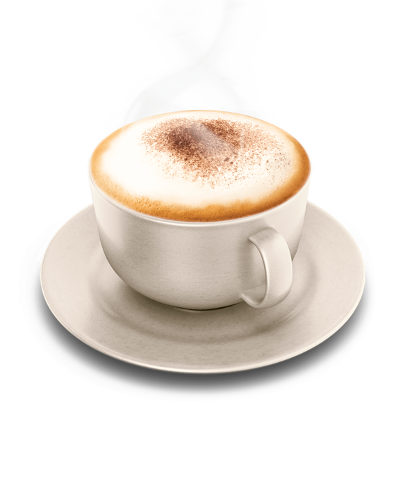 Hot Cappuccino Transparent PNG Image