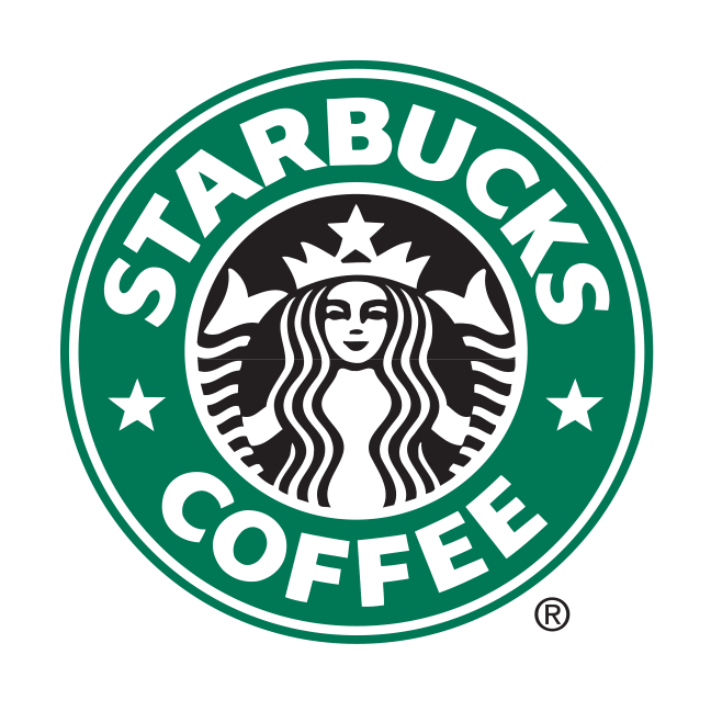 Logo White Cafe Coffee Starbucks Transparent PNG Image
