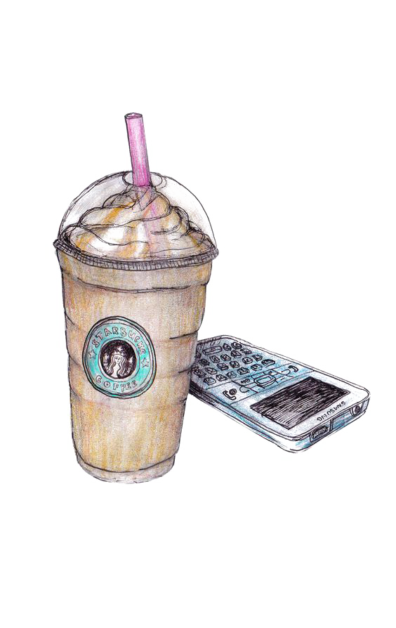 Coffee Drawing Milkshake Starbucks Latte File Transparent PNG Image
