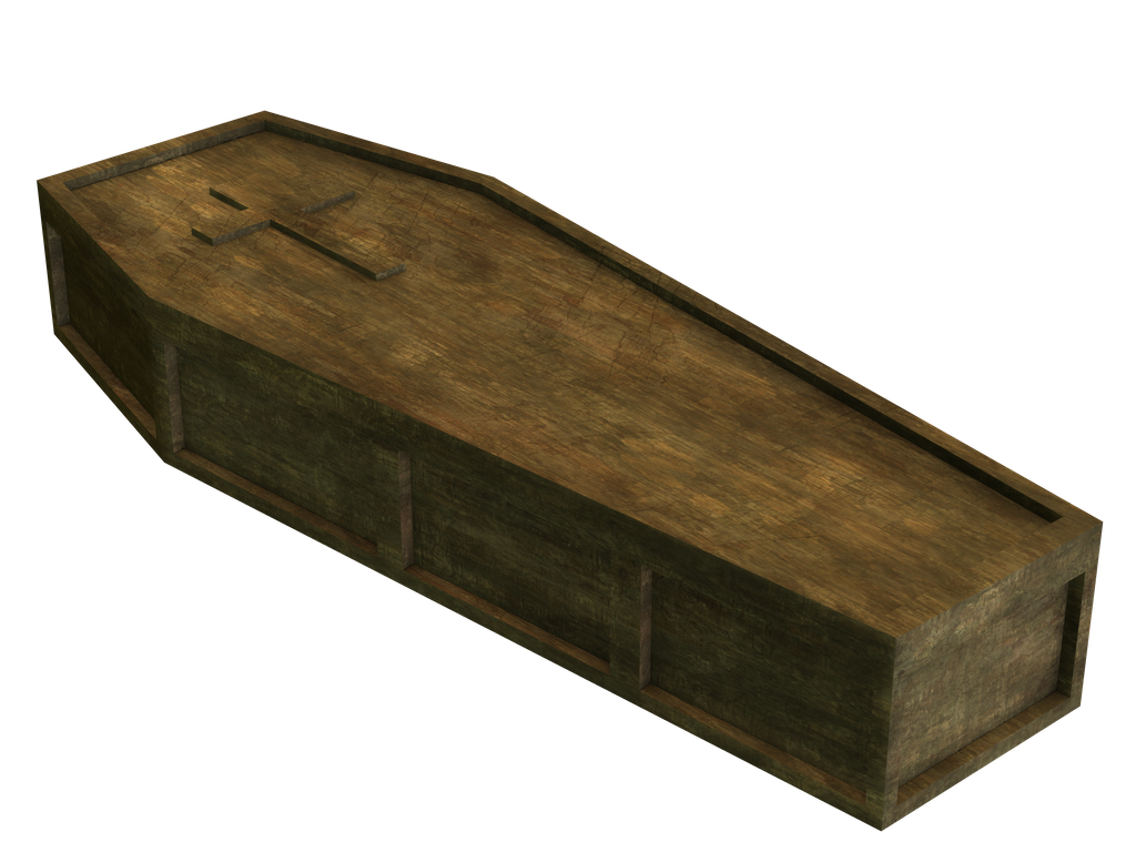 Wooden Coffin Transparent PNG Image
