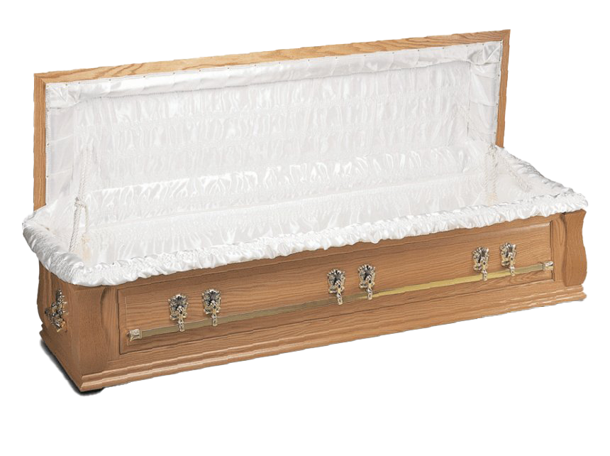 Wooden Coffin Transparent PNG Image