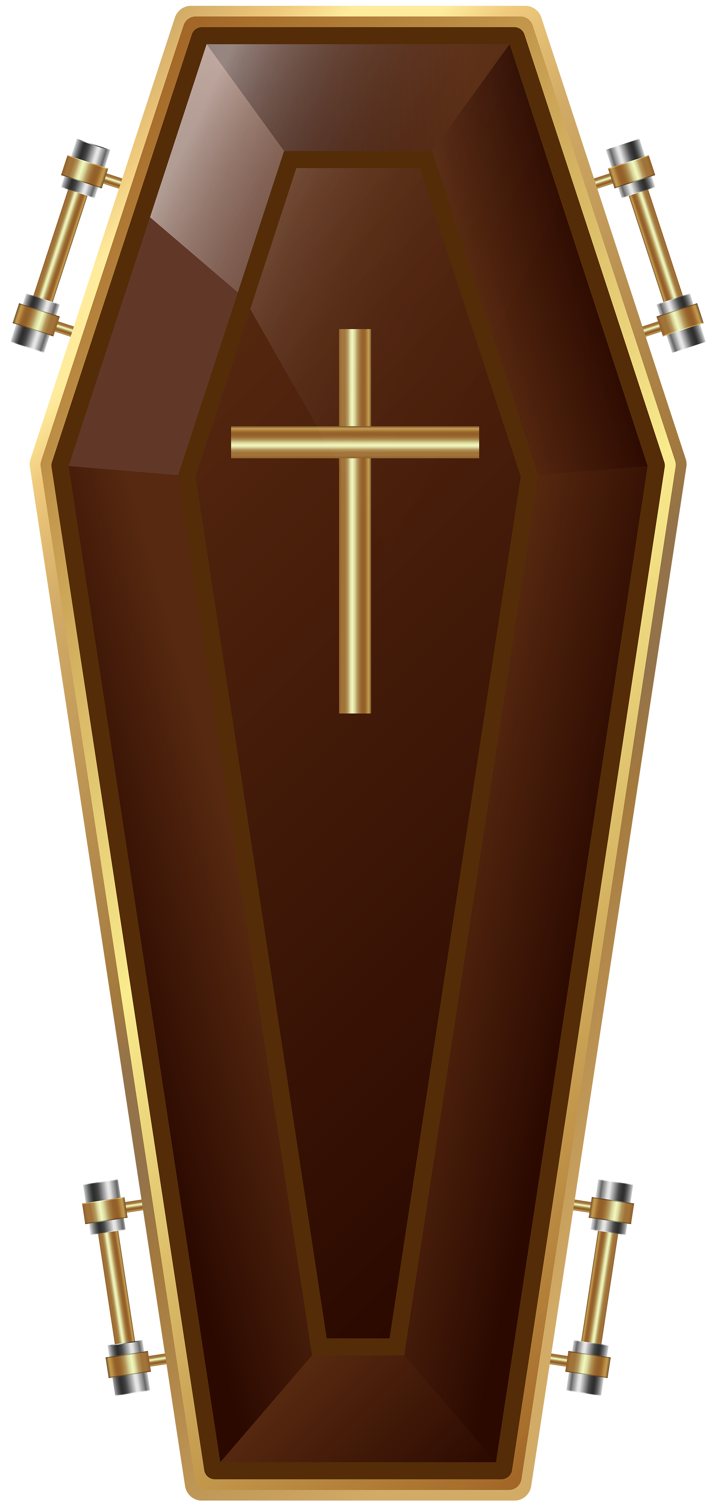 Wooden Coffin Transparent PNG Image