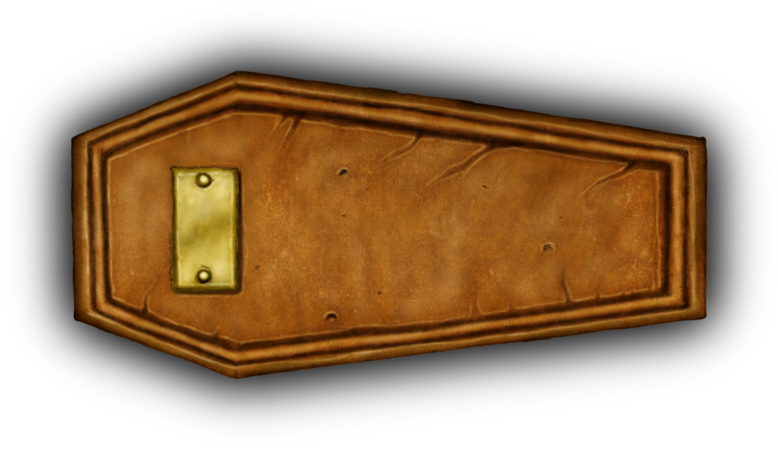 Wooden Coffin Transparent PNG Image