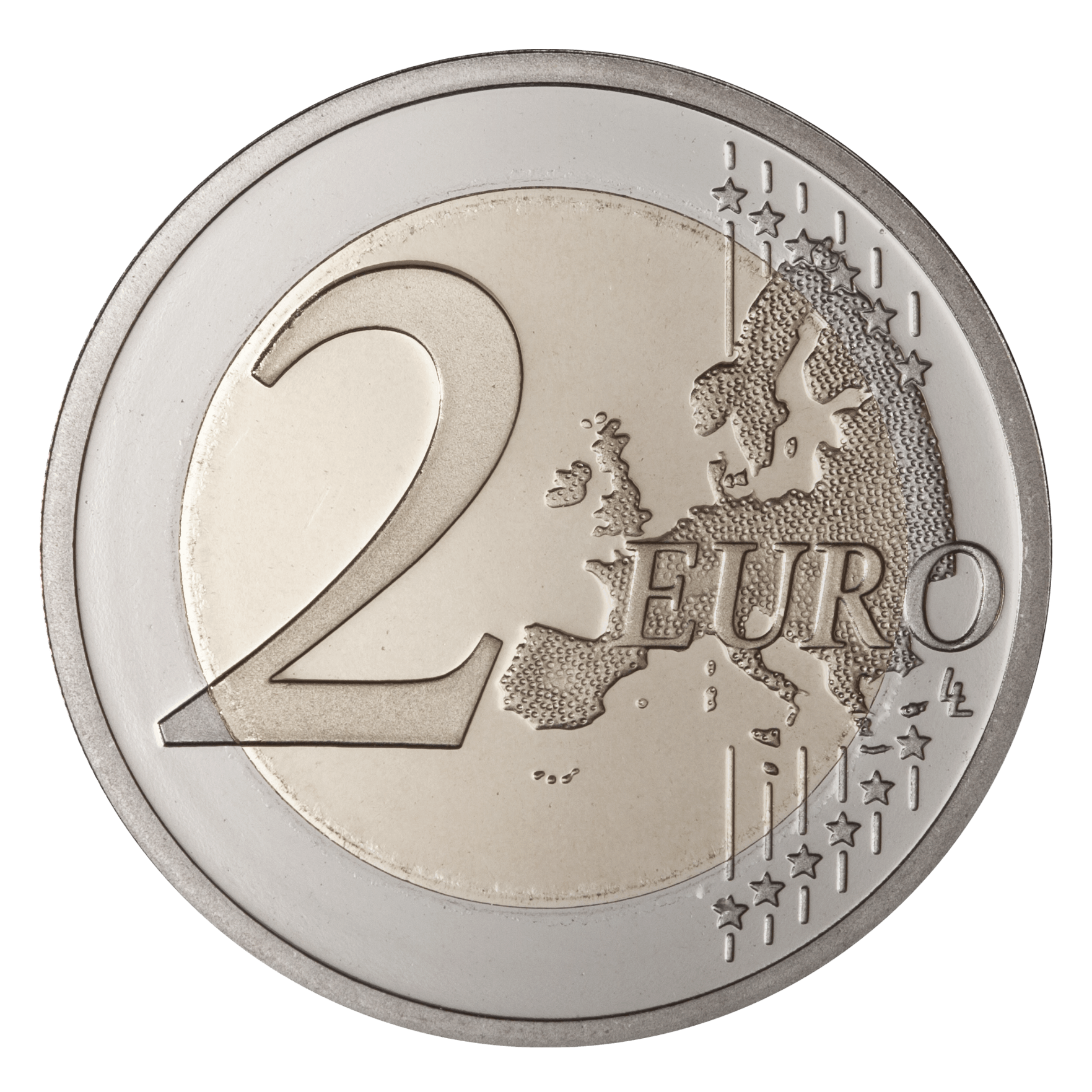 Coin 2 Euro Transparent PNG Image
