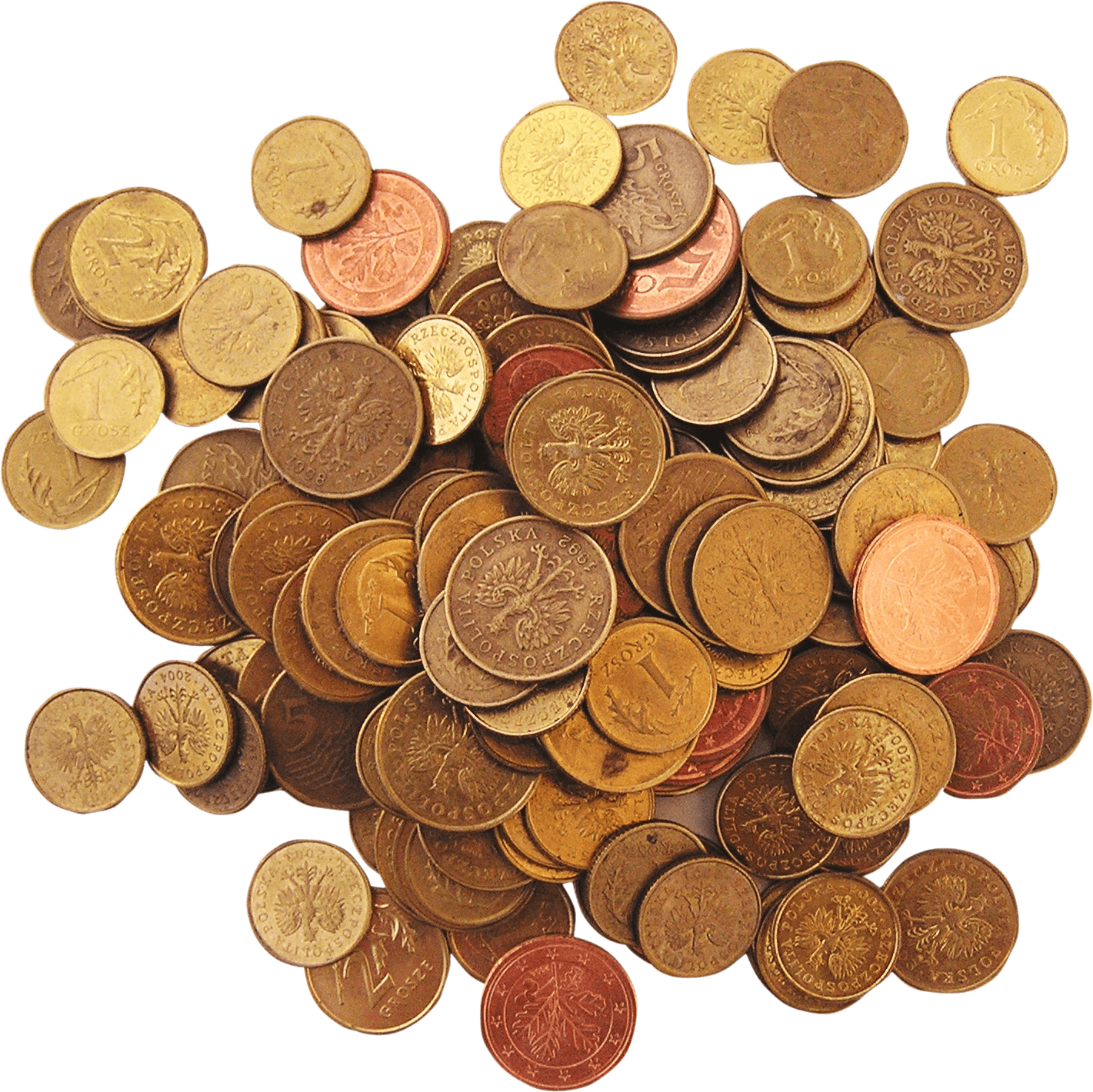 Coins Transparent PNG Image